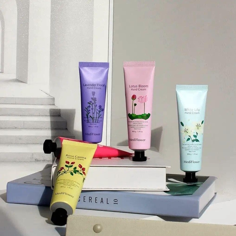 Medi Flower The Secret Garden Hand Cream 50g 5 Pieces Set