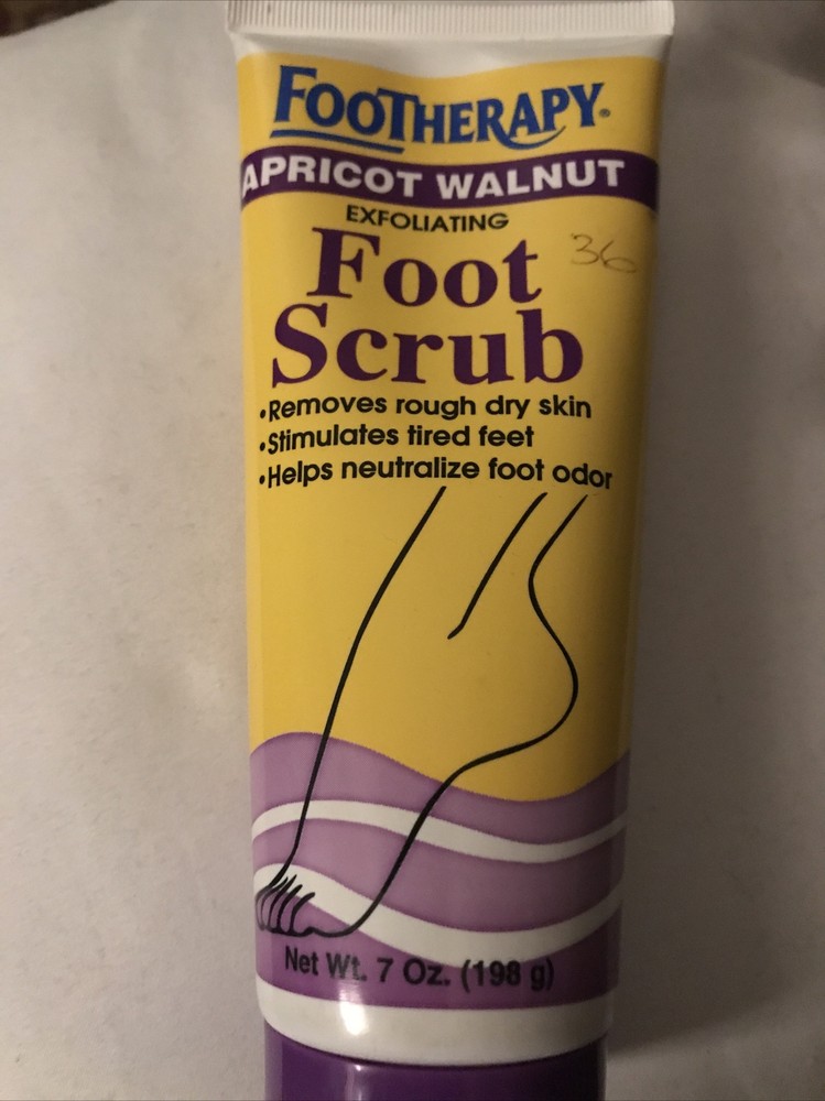 Original- Foottherapy: Apricot Walnut Exfoliating Foot Scrub (1/2 bottle)
