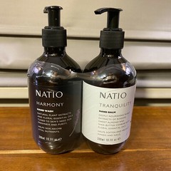 Natio Harmony Hand Wash & Tranquility Balm Set 10.1oz Ounce Each