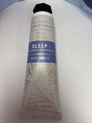 (2) Bath & Body Works SLEEP Shea Butter Hand Cream Tube 1oz LAVENDER VANILLA