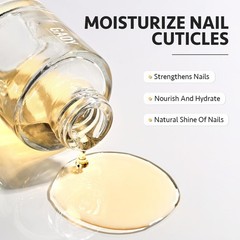 GAOY Cuticle Care Kit 0.68 Fl Oz (Pack of 2), Oil and Remover