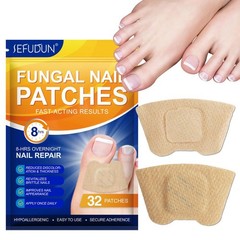 Fungal Nail Treatment – 32 Extra Strength Patches for Damaged Toenails Overnight