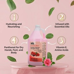 Aloe-Infused Sensual Rose Healing Lotion – 128 Fl Oz for Ultimate Moisturization