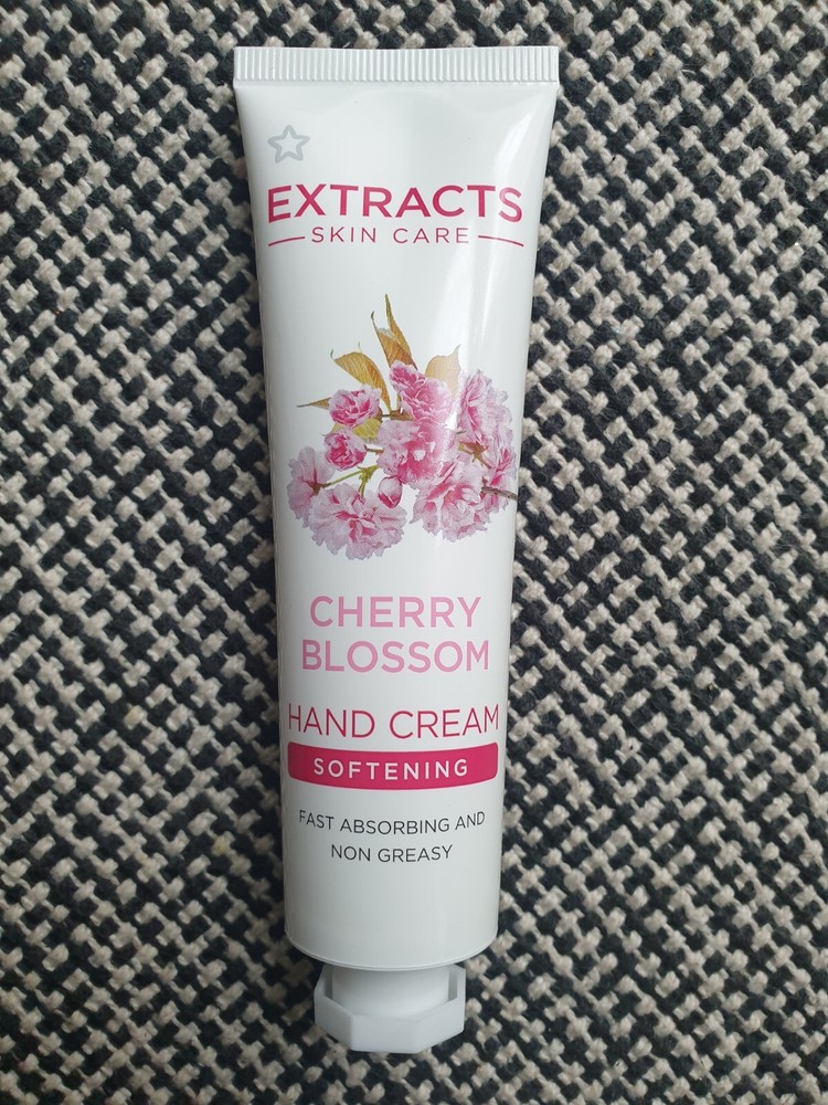 Superdrug Extracts Skincare Cherry Blossom Hand Cream 65ml Softening, Non-Greasy