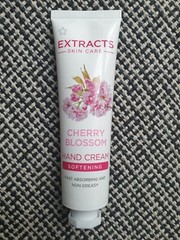 Superdrug Extracts Skincare Cherry Blossom Hand Cream 65ml Softener,