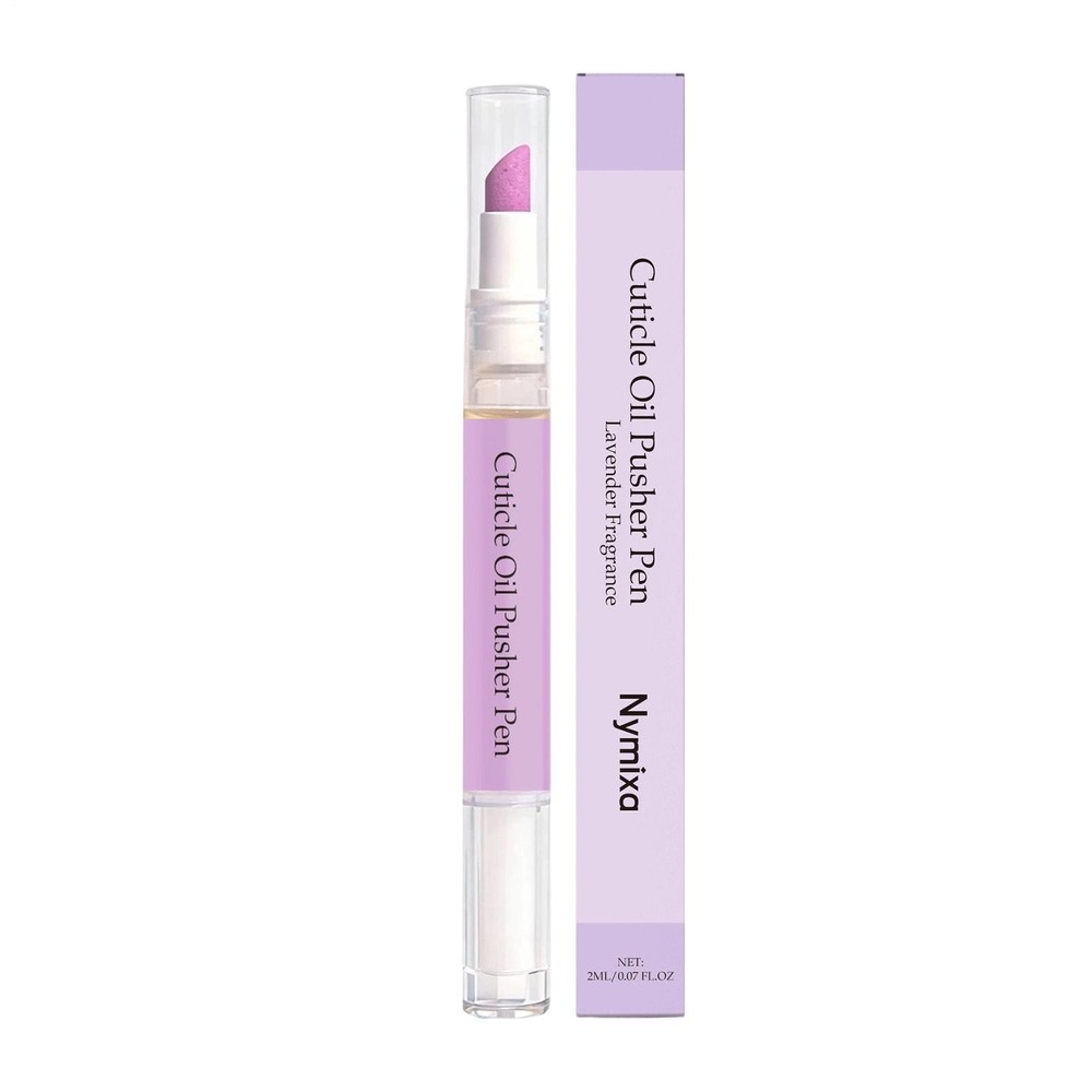 2-in-1 Cuticle Oil Pusher Pen, Ceramic Cuticle Oil Cuticle Pusher Nail Oil Pen