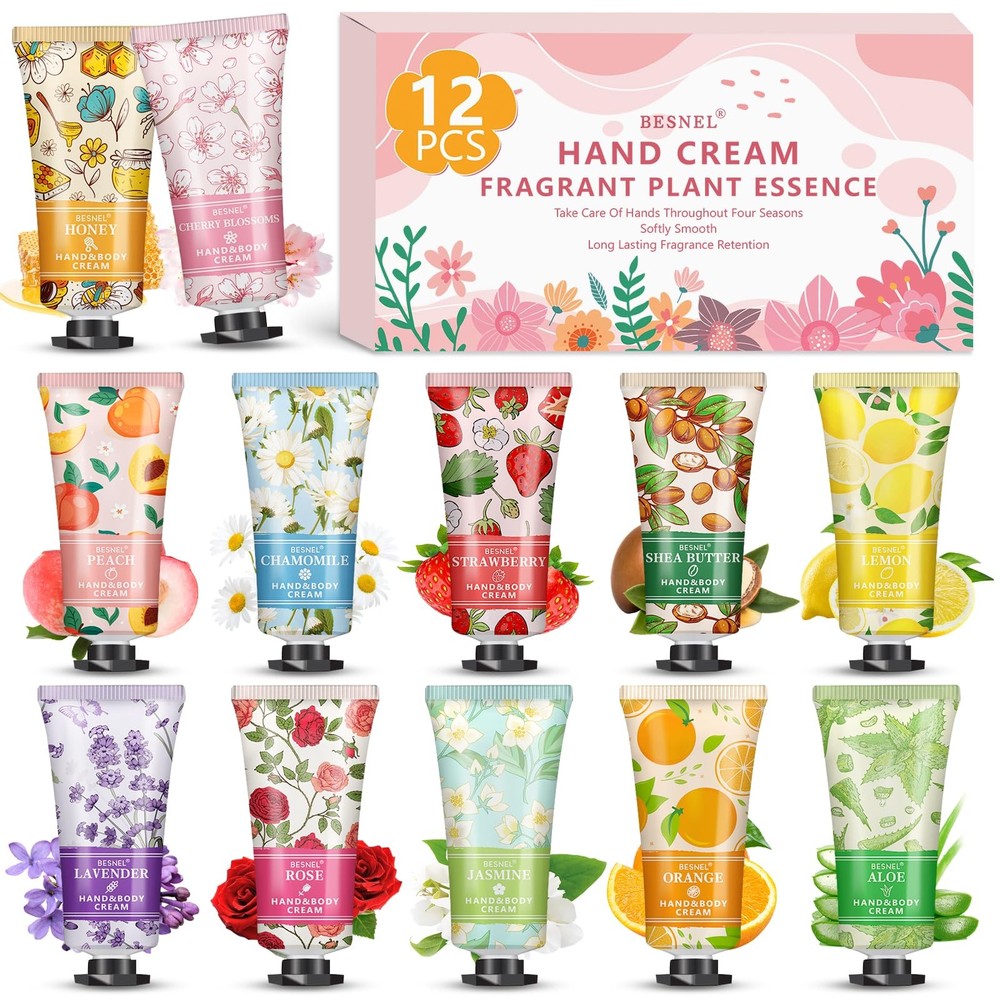 12 Pack Hand Cream Gift Set For Women, Mini Lotion Travel Size in Small