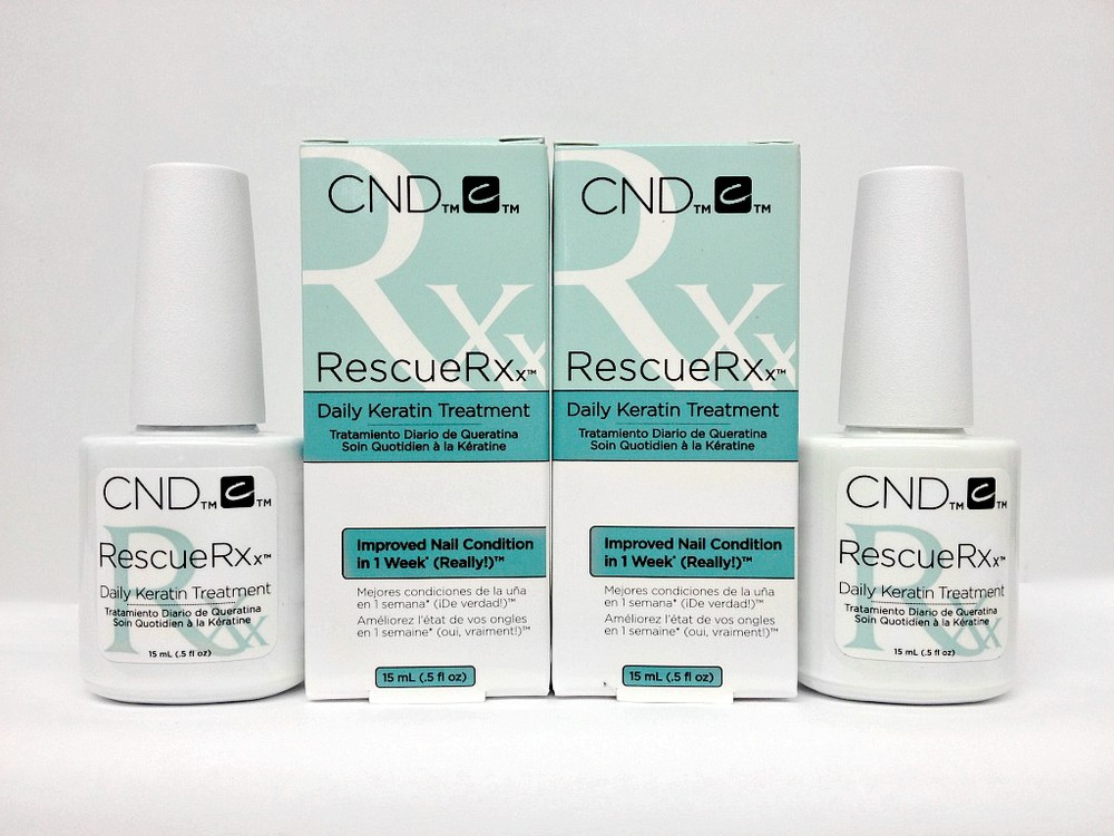 2 x CND Rescue RXx – Daily Keratin Treatment – 0.5oz/15ml # 90763