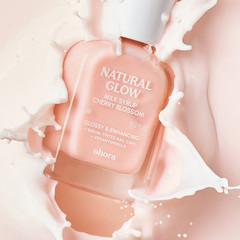 Ohora Natural Glow Milk Syrup Nail Enhancer Cherry Blossom, 15ml