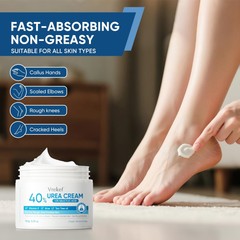 VREKEF Urea Cream 40% Plus Salicylic Acid 2%, 5.29 Ounce (Pack of 1), Blue