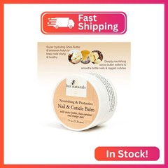 Bee Naturals Nail & Cuticle Balm – Cocoa Butter & Beta Carotene Blend for Strong