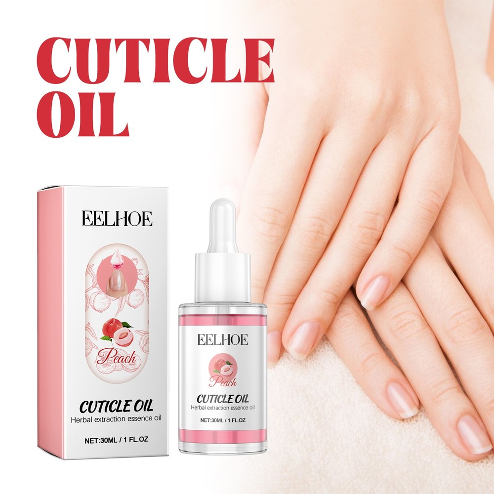 Cuticle Oil Nail Nourishing Repair Moisturizing Peach Jojoba Natural Care