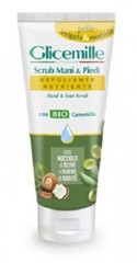 6PCS GLYCEMILLE HAND AND FOOT SCRUB NOURISHING EXFOLIANT WITH ORGANIC CHAMOMILE 100ML