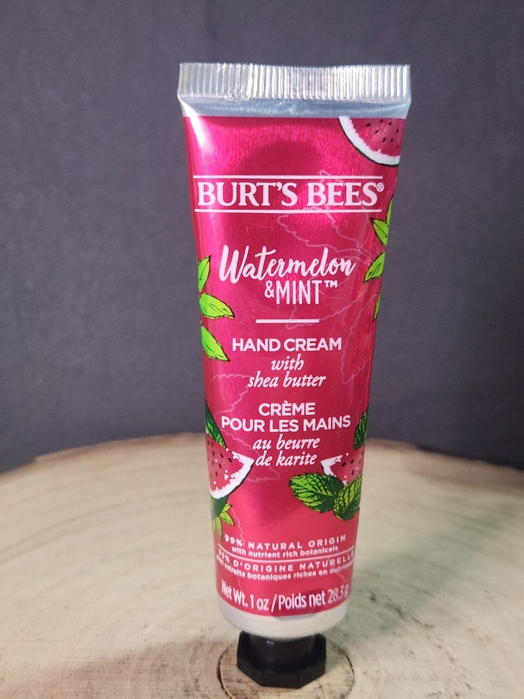 Burt’s Bees Hand Cream With Shea Butter WATERMELON & MINT~1 fl oz. Tube~RARE