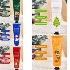 1 Set 5PCS Hand Lotion For Winter Hand Cream Hydrating Christmas Gift Xmas