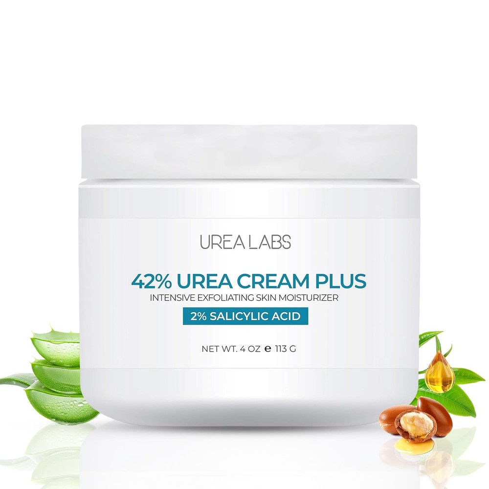 42% Urea Cream PLUS With 2% Salicylic Acid | High 4 Ounce (Pack of 1), BLUE