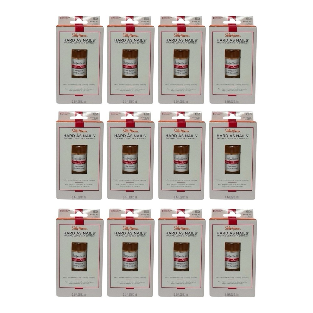 12 Pack Sally Hansen Hard As Nails Strengthening Treatment 45079 Natural Tint