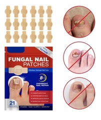 Fungal Nail Patches Ingrown Toe Nail Remover 21 Pcs Overnight Nail Repair