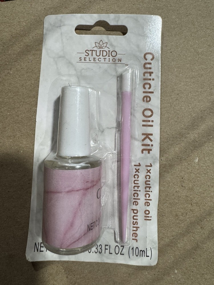 Studio Selection Cuticle Oil Kit 10ml 0.33 fl oz New In Box Sealed