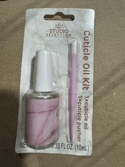 Studio Selection Cuticle Oil Kit 10ml 0.33 fl oz New In Box Sealed