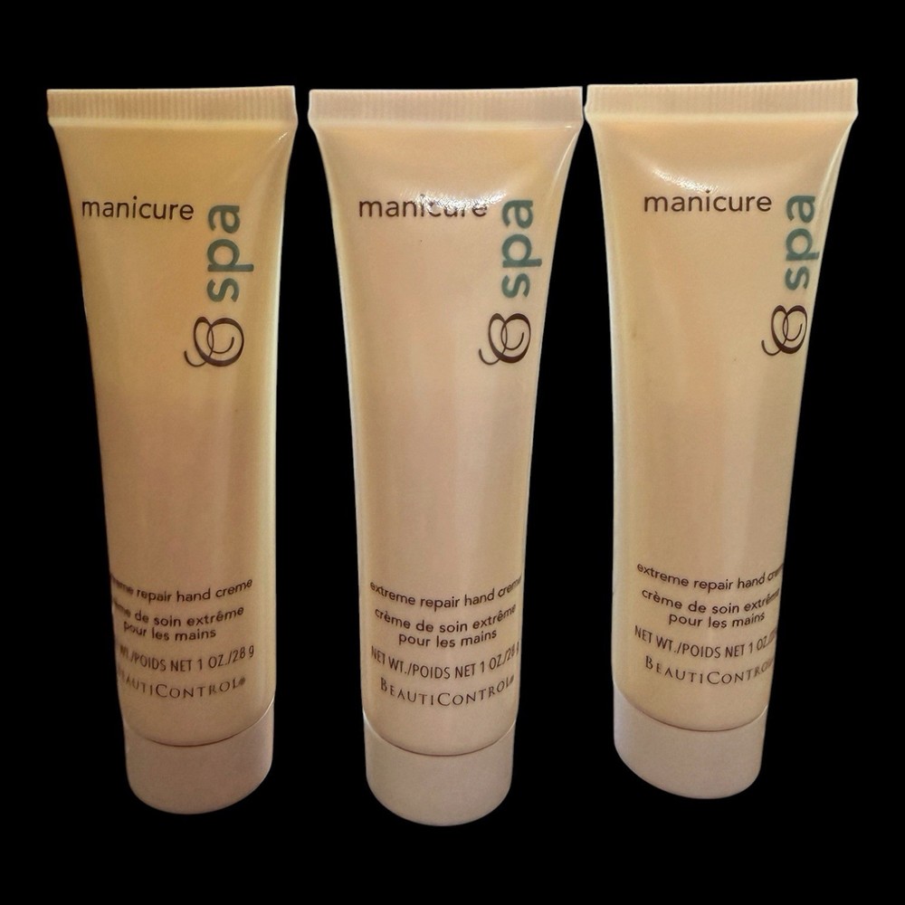 NEW BeautiControl Spa Manicure Extreme Repair Hand Creme 1 oz Each Lot Of 3-NEW