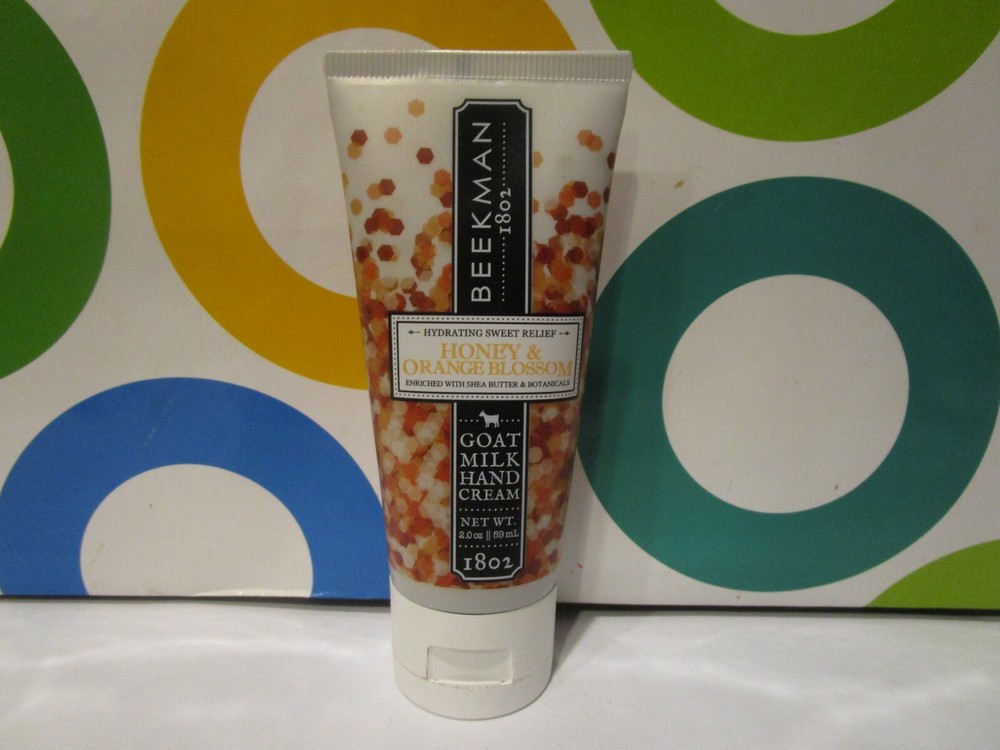 BEEKMAN 1802 ~ HONEY & ORANGE BLOSSOM GOAT MILK HAND CREAM ~ 2 OZ