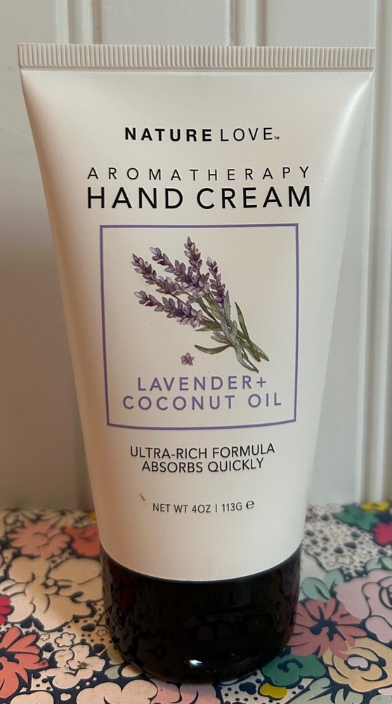 SEALED NATURE LOVE AROMATHERAPY HAND CREAM 4 OZ LAVENDER + COCONUT OIL