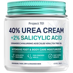 Urea Cream 40 Percent for Feet Maximum Strength 4.3 Fl Oz (Pack of 1), White