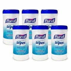Purell Hand Sanitizing Wipes, Clean Refreshing Scent, 40 Count Hand Wipes Canist