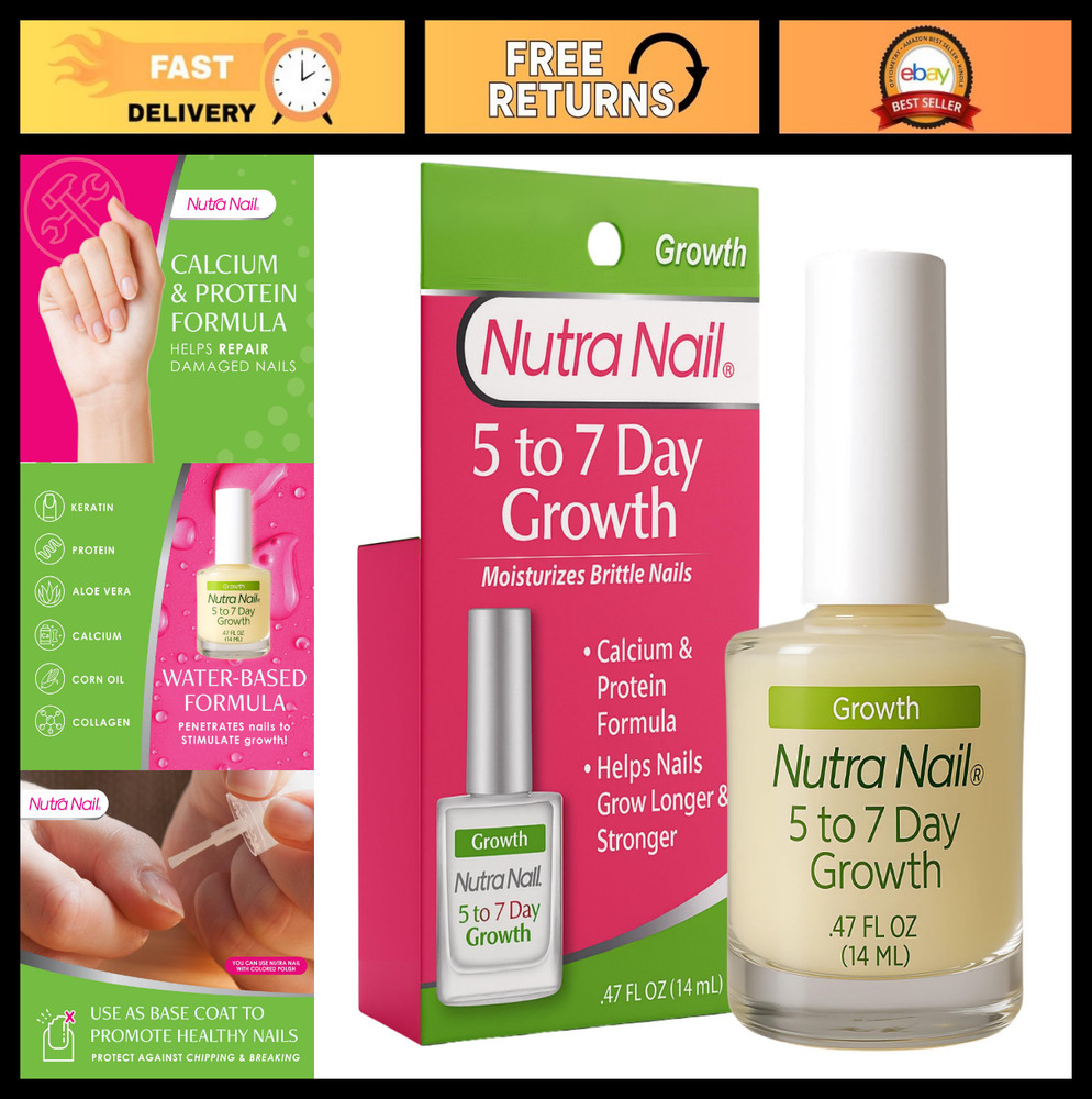 Fast Keratin Nail Growth Treatment – Strengthener for Thin, Brittle Nails (0.47