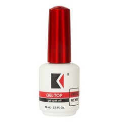 KUPA GelFinity No Wipe UV/LED Gel Top Coat 15ml Soak Off Clear Sealer