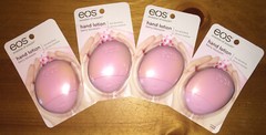 Lot of (4) eos Evolution of Smooth Essential Hand Lotion – Berry Blossom 1.5 oz.