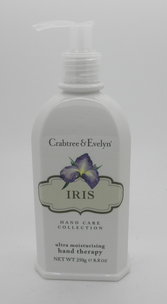 CRABTREE & EVELYN Iris Ultra-Moisturising Hand Therapy w Pump 8.8 oz