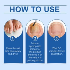 Nail Treatment Serum Anti-Fungal Tea Tree Oil Nail Care Repair 15ml