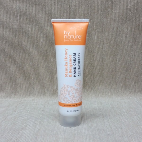 By Nature Skincare Manuka Honey and Bergamot Hand Cream Aromatherapy 4 oz / 120g