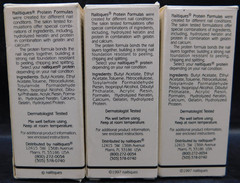 3 Pk Nailtiques Nail Protein Formula 3 For Hard Dry Nails 14.8mL Ea New & Unused