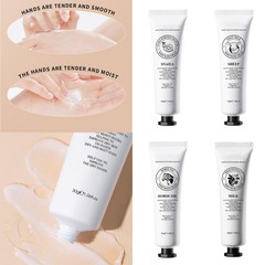 Set Of 4 Hand Care Prevent Dryness Cracking Hand Cream Travel Size Hand Lotion