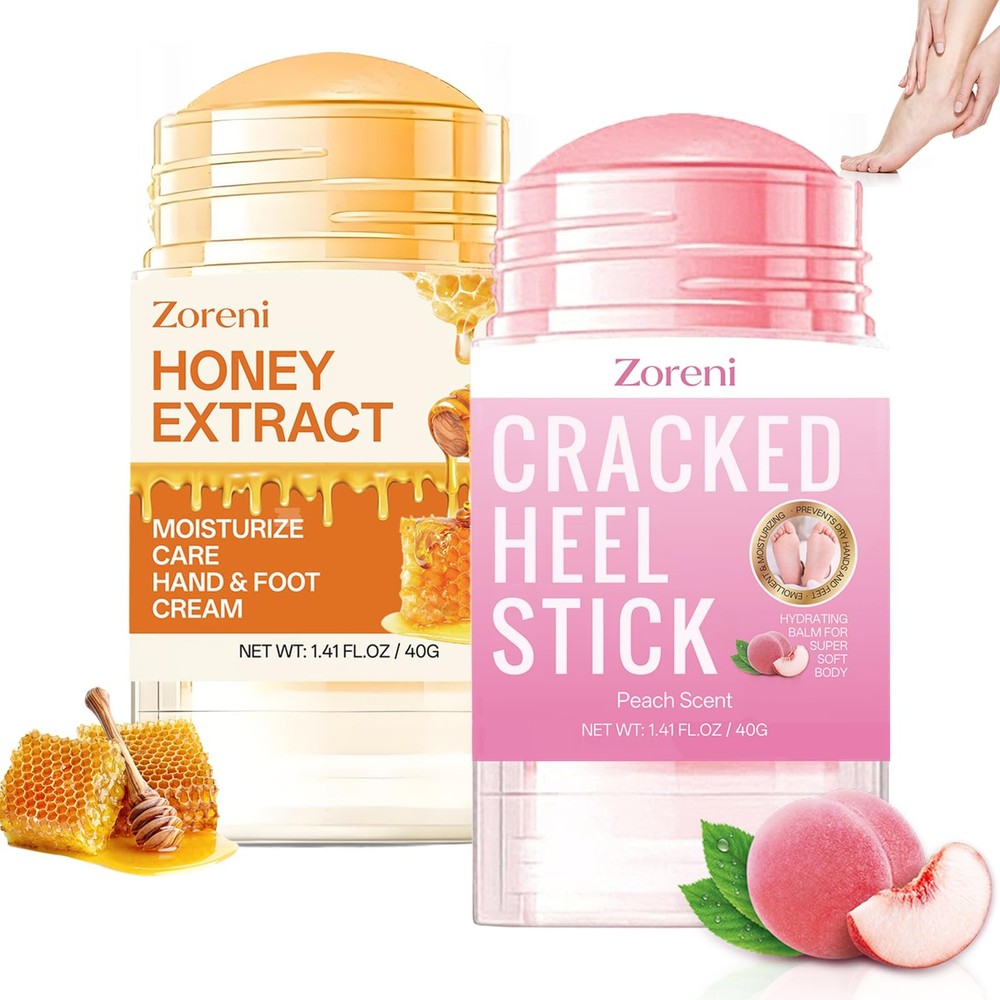 Zoreni 2pcs Hydrating and Anti-Cracking Foot Cream, 1.41 Fl Oz (Pack of 2)