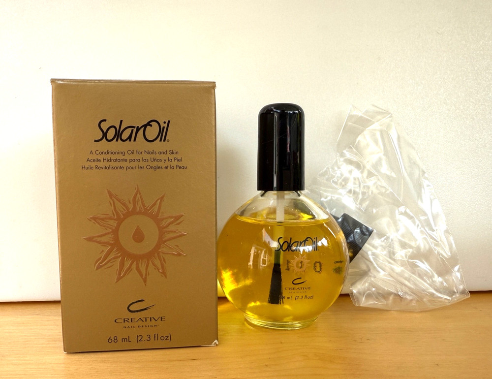 Original CND Essential Solar Oil 68ml = 2.3fl oz Cuticle & Nails Conditioner