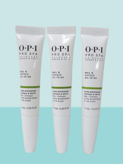 OPI PRO SPA SKIN CARE HANDS & FEET NAIL & CUTICLE OIL TO GO 0.25 OZ LOT OF 3