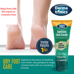 Dermatonics Soothing Foot Cream – 10% Urea w/Colloidal 2.37 Fl Oz (Pack of 1)