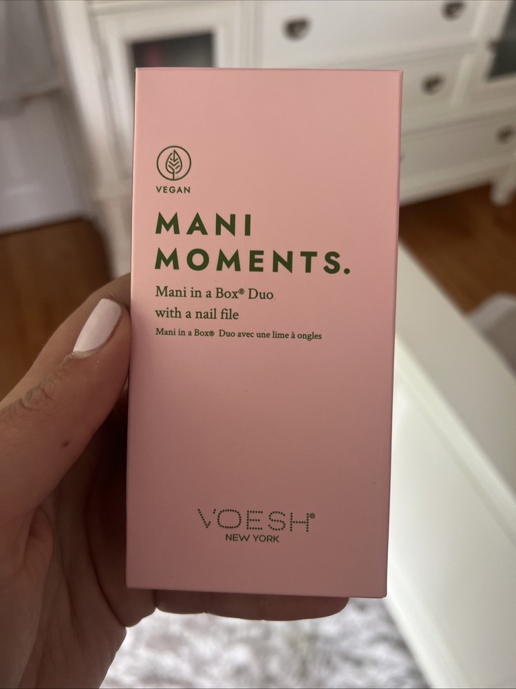 NEW Voesh Mani Moments Vegan At Home Manicure Set Duo Green Tea Duo