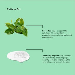 BCL Spa Repairing Peptide Nail & Cuticle Oil, Green Tea Scented