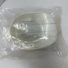 Avon Nail Experts Soothing Nail Cuticle Soak Rescue Kit Bowl Brush DISCONTINUED