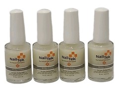 ( LOT OF 4 ) Nail Tek • For Soft Pelling Nails • RIDGE FILLER ~ 0.5 FL OZ EACH