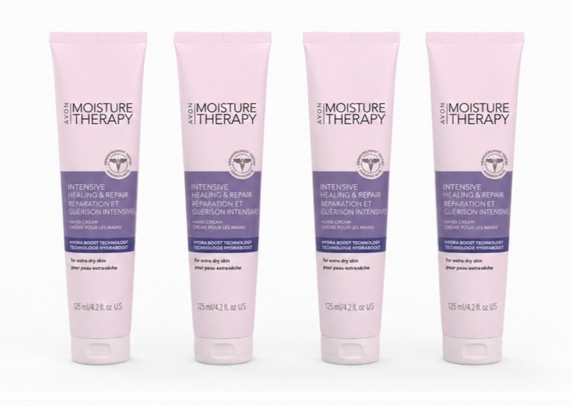 Avon Moisture Therapy Intensive Healing & Repair Hand Cream Set Of 4 4.2 fl.0z