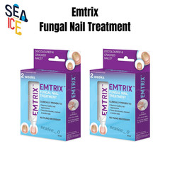 Emtrix 2x10ml Nail Treatment | Anti-Fungal, Nail Repair | Free Ship New