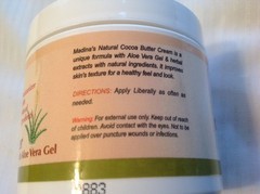 Unisex Cocoa Butter Cream Moisturising w / Aloe Vera Chamomile Ginseng Vitamin E