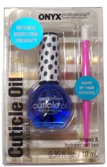 ONYX Professional CUTICLE OIL 0.35 Oz + Cuticle Pusher INTENSE MOISTURE THERAPY