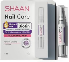 Shaan Nail Care Moisturizes & Nourishes the Cuticies For Dry, Damaged Nails 4ML